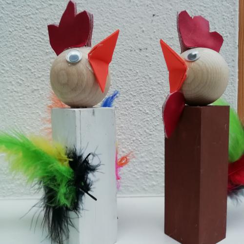Henne und Hahn