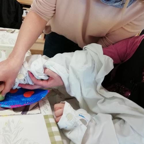 Basteln in der Schulischen Tagesbetreuung