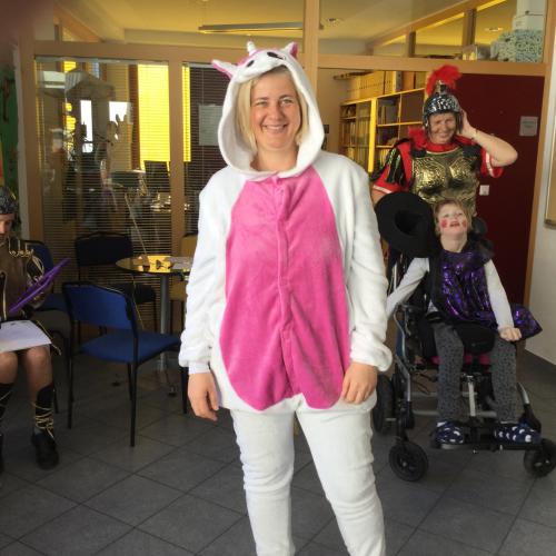  Am Faschingsdienstag ging es rund in unserer Schule!
