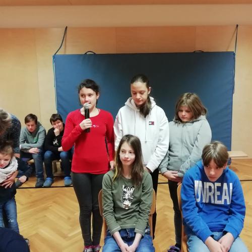 Probe für das Weihnachtstheater