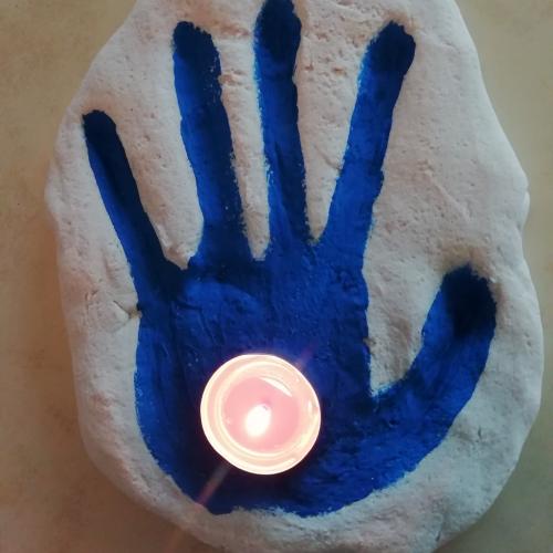 Religionsunterricht, Lichterfeier, Wir sind in Gottes Hand