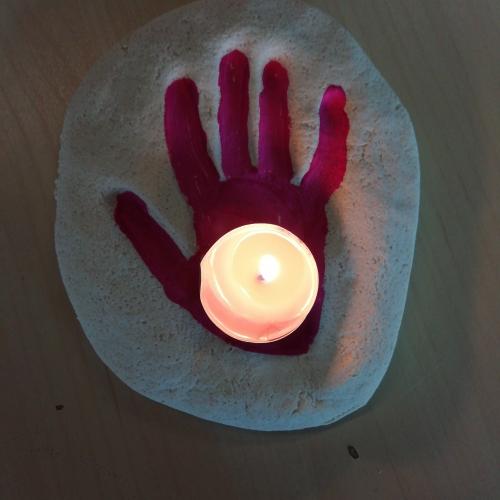 Religionsunterricht, Lichterfeier, Wir sind in Gottes Hand