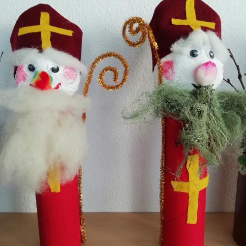 Nikolaus und Rentiere