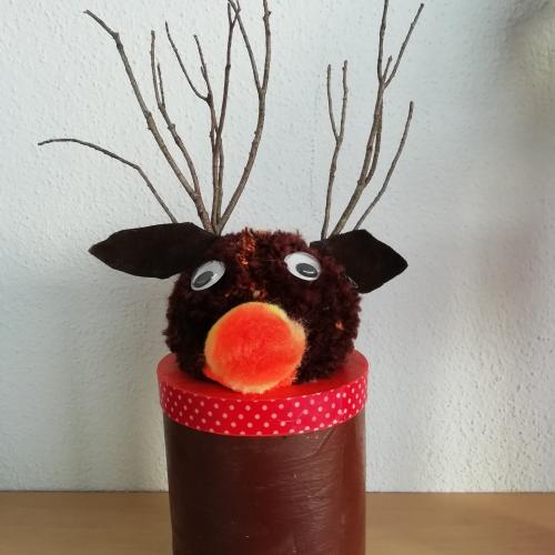 Nikolaus und Rentiere