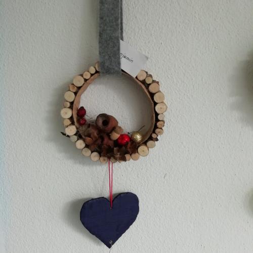 Türkranz mit Herz