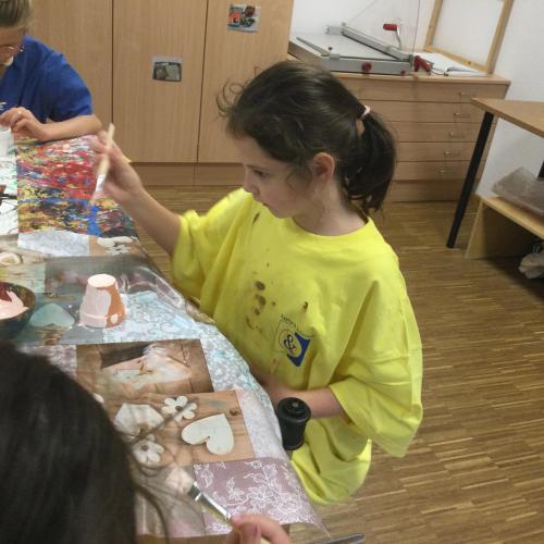 Werken E1-fleißige Schülerinnen und Schüler