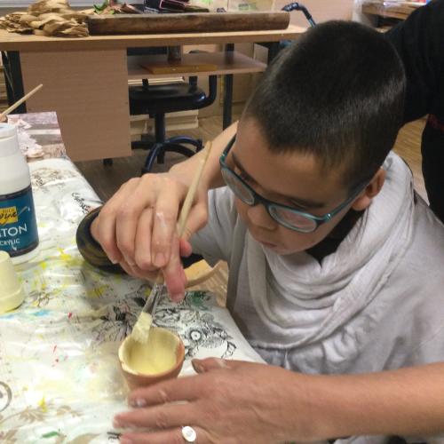 Werken E1-fleißige Schülerinnen und Schüler