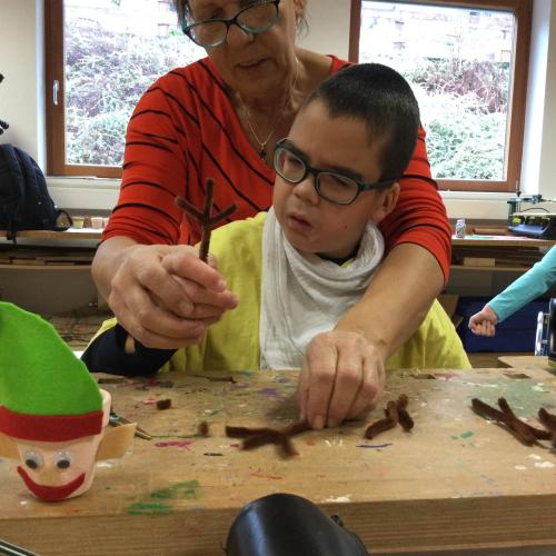 Werken E1-fleißige Schülerinnen und Schüler