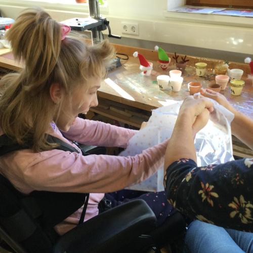 Werken E1-fleißige Schülerinnen und Schüler