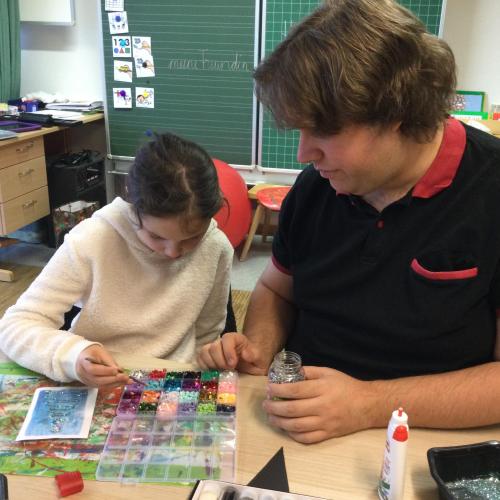 Werken E1-fleißige Schülerinnen und Schüler