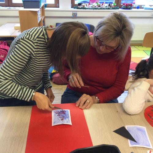 Werken E1-fleißige Schülerinnen und Schüler