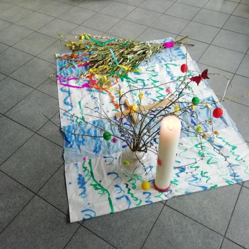 Ostermesse mit Pater Erich