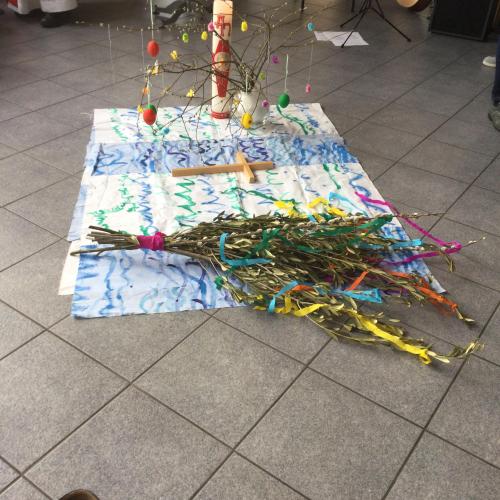 Ostermesse mit Pater Erich