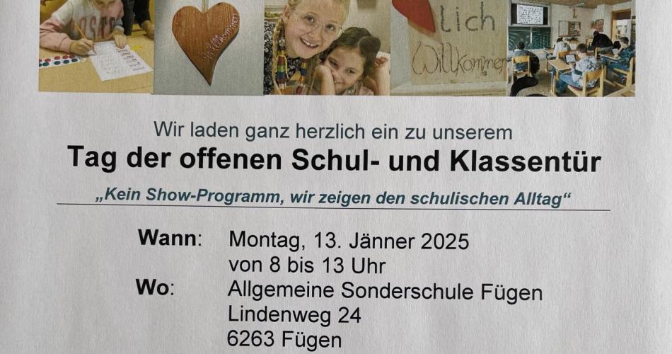 Tag der offenen Tür, 13.01.2025